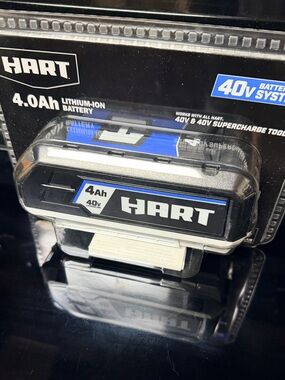 Hart Black and Blue 40V 4Ah Power Battery